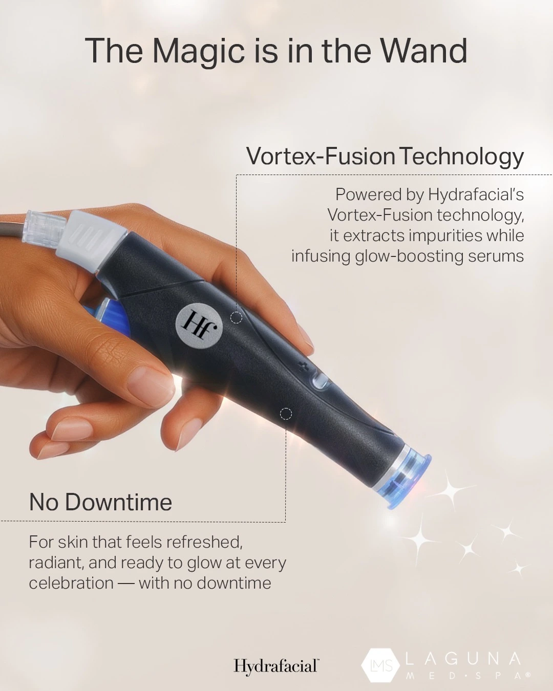 Hydrafacial wand